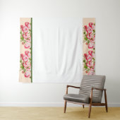 Rosy Overvloed op Tapestry Wandkleed (In Situ (horizontaal))