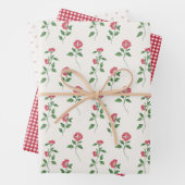 Rosy Picnic Trio 3 Inpakpapier Vel (In situ)