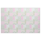  Rosy Posy Dog Rozen Faux Patchwork Stof (Fat Quarter)