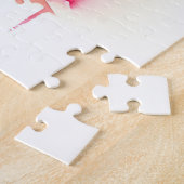 Rosy Puppy Liefde Waterverf Legpuzzel (Zijkant)