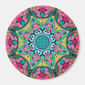 Rosy Reflections Mandala Magnet (Voorkant)