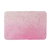 Rosy Roos Roze & Gold Glitter Glam Sparkly Chic Badmat (Voorkant)