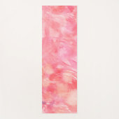 Rosy Roze Abstracte Namaste Meditation Floor Yogamat (Voorkant)