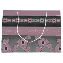 Rosy roze en houtskool grijs