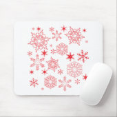 Rosy Snowflakes Muismat (Met muis)