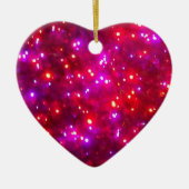 "Rosy Sparkle" Heart Ornament (Voorkant)