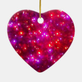 "Rosy Sparkle" Heart Ornament (Achterkant)