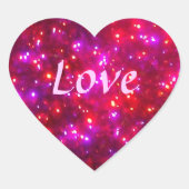 'Rosy Sparkle' Liefde Stickers (Voorkant)