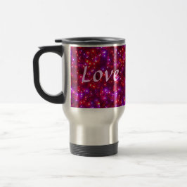 Rosy Sparkle 'Love Travel Mug' Reisbeker