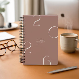 Rosy Taupe Minimalist 2026 Planner