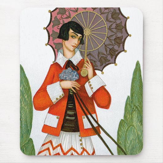 Rosy Umbrella Muismat (Voorkant)