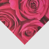 Rosy Victoriaans shabby chic deep roze rozen Tissuepapier (Detail)