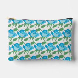 Rosy Whimsy Blauw Groen Print Cut Naaien Klein Etui