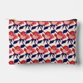 Rosy Whimsy Red Navy Print Cut Naaien Klein Etui