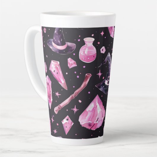 Rosy Witch Latte Mok (Linkerhoek)