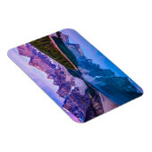 Rosy wolken voor zonsopgang bij het Morainmeer Magneet (Rechterzijde)