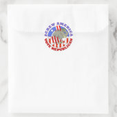 Rot Amerika Stemmen GOP Sticker (Tas)