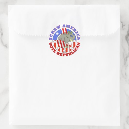 Rot Amerika Stemmen GOP Sticker (Tas)