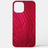 Rot gemustert Case-Mate iPhone case (Achterkant)