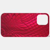 Rot gemustert Case-Mate iPhone case (Achterkant (horizontaal))