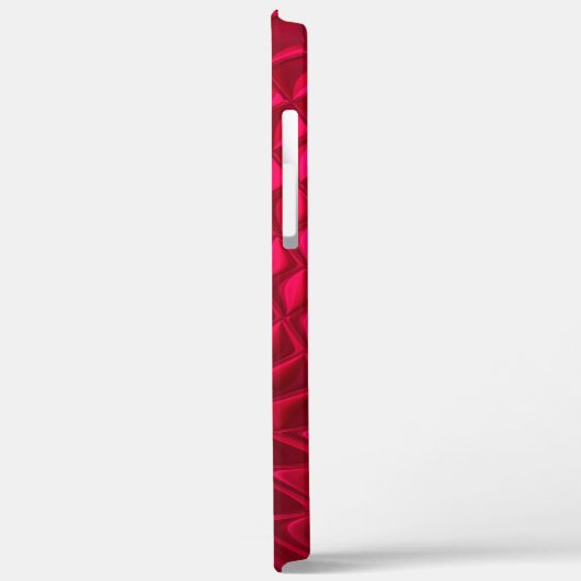 Rot gemustert Case-Mate iPhone case (Achterkant / Links)