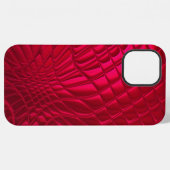 Rot gemustert iPhone hoesje (Achterkant horizontaal)