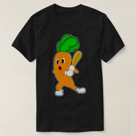 rot honkbalknuppel t-shirt (Design voorkant)