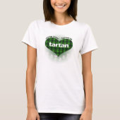 Rot je hart in tartan. t-shirt (Voorkant)