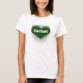 Rot je hart in tartan. t-shirt