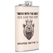 "Rot met de besten, sterf als de rest - wreek me Heupfles (Rechts)