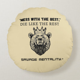 "Rot met de besten, sterf als de rest - wreek me Rond Kussen