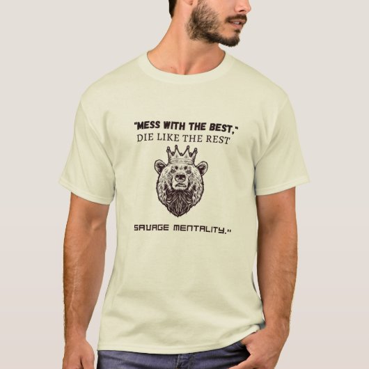 "Rot met de besten, sterf als de rest - wreek me T-shirt (Voorkant)