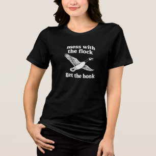 Rot Met De Koppel, Krijg De Toeter" Tri-Blend Shirt