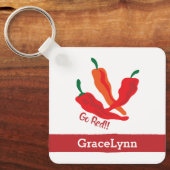 Rot op! Chili Peppers Sleutelhanger (Voorkant)