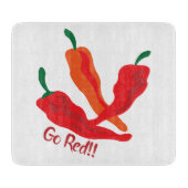 Rot op! Chili Peppers Snijplank (Voorkant)