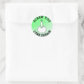 Rot Op Lyme Ziekte Middenvinger Stickers (Tas)