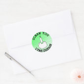 Rot Op Lyme Ziekte Middenvinger Stickers (Envelop)