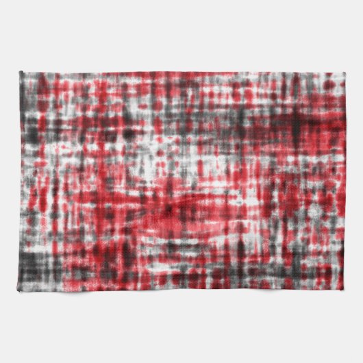 ROT SCHWARZ DESIGN THEEDOEK (Horizontaal)