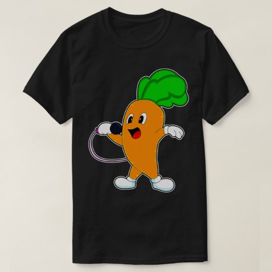 Rot Singer Microfoon Muziek T-shirt (Design voorkant)
