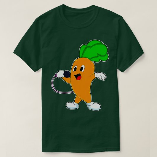 Rot Singer Microfoon Muziek T-shirt (Design voorkant)
