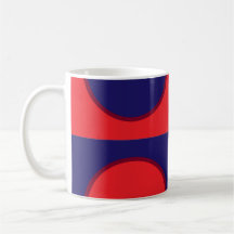 Rot und Blau (8066) Tasse, Becher