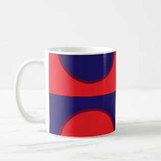 Rot und Blau (8066) Tasse, Becher Koffiemok