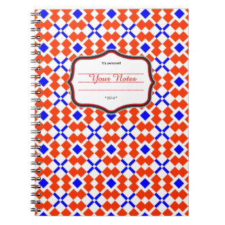 Rot und blau, sein Saxonian Notitieboek