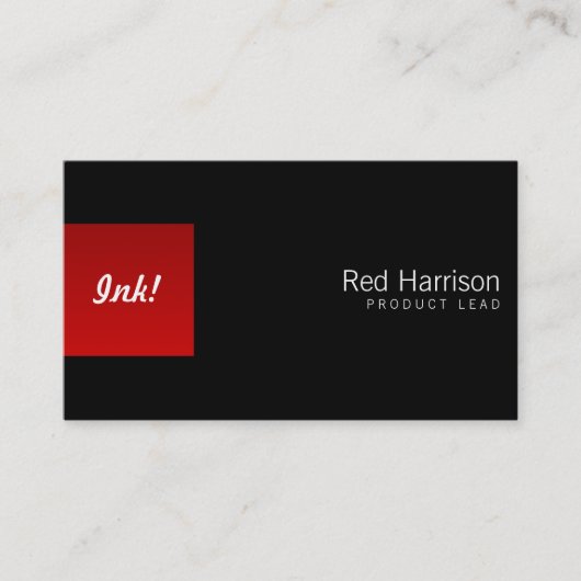 Rot vak links visitekaartje (Voorkant)