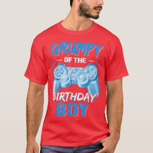 Rot van de Birthday Boy Matching Video Game Bir T-shirt