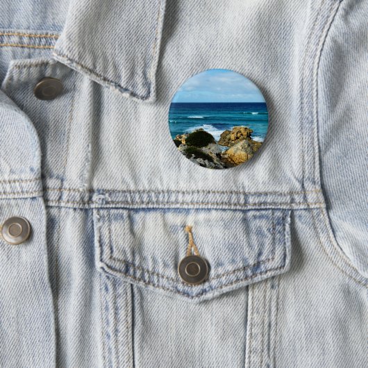Rot van de oceaan ronde button 5,7 cm (In situ)