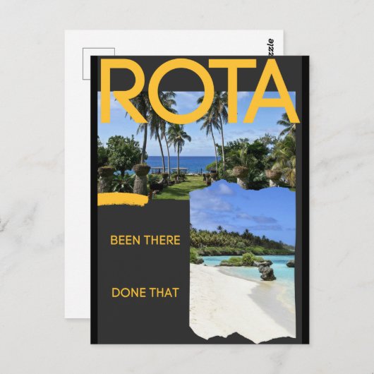 Rota? Ik ben er geweest.  Briefkaart (Voorkant / Achterkant)