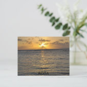 Rota Sunset Briefkaart (Staand voorkant)
