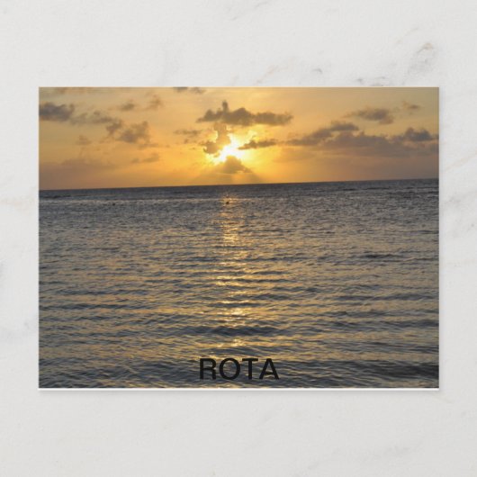 Rota Sunset Briefkaart (Voorkant)