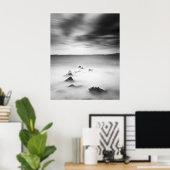 Rotachtig en melkachtig zee poster (Thuiskantoor)